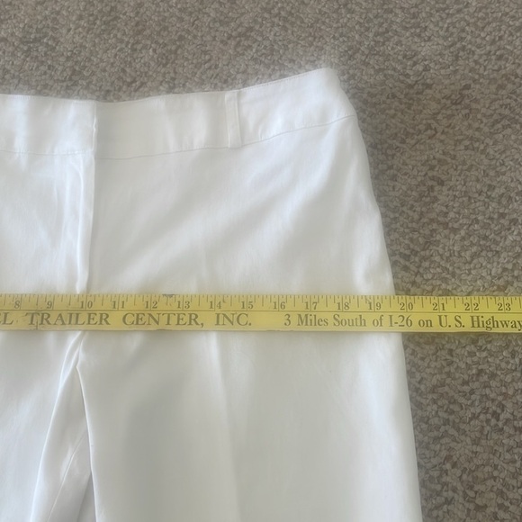 Briggs White Wide-Leg High Rise Capris. 14P. Y2K - Picture 6 of 12